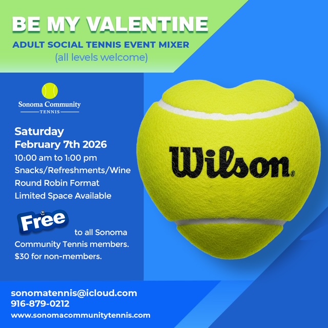 Be My Valentine — Adult Social Tennis Mixer